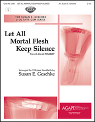 Let All Mortal Flesh Keep Silence Handbell sheet music cover Thumbnail